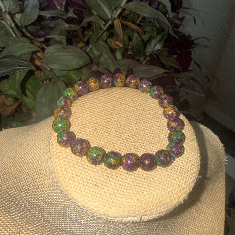 Rare Bright Dark purple Azurite bracelet
